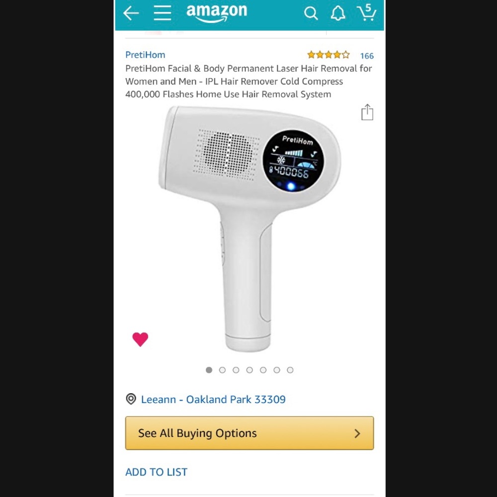 PretiHom Laser Hair Removal